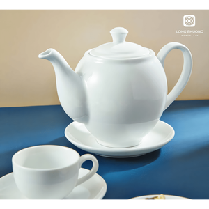 Modern Luxury White <b>Tea</b> <b>Set</b> Custom Size European Classic Luxury Serving Restaurant Wedding - Product Image 3