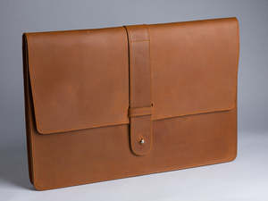 Classic Genuine Leather <b>Laptop</b> <b>Sleeve</b> 15.0" x 11.0" Protective Case for 16" MacBook Pro - Product Image 4