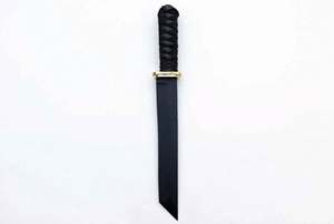 Cuchillo Tanto de Acero al Carbono Forjado a Mano, Cuchillo Utilitario de Hoja Fija para Actividades al Aire Libre - Product Image 3
