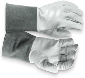 Guantes de Soldadura de Cuero Resistentes al Calor con Costuras de Kevlar - Product Image 1
