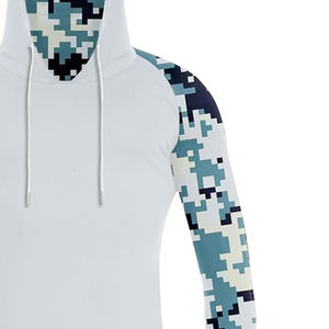 Camisa de Pesca con Capucha para Hombre, Transpirable, de Secado Rápido, con Estampado Digital, Protección UV, de Spandex y Poliéster, Manga Larga - Product Image 4