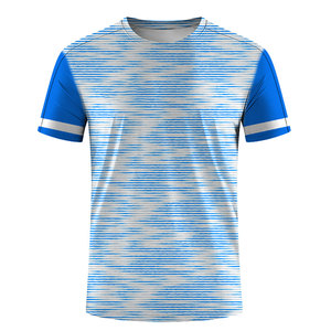 เสื้อยืดลำลองผู้ชาย ผ้าฝ้าย 100% ดีไซน์ใหม่ ลายพิมพ์ซับลิเมชั่น ลายเรียบ สำหรับฤดูร้อน ขายส่ง - Product Image 6