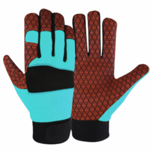 ถุงมือทำงานนิรภัยอุตสาหกรรมคุณภาพพรีเมียม ทนทาน หนังสังเคราะห์เสริมแรง Amara ได้รับการรับรองมาตรฐาน CE ป้องกันความร้อน - Product Image 2