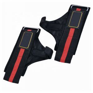 Equipo de Fitness Gym Power Lifting Rod Hooks Soporte de muñeca Mancuerna Bar Ganchos Premium 8mm Grueso Acolchado Entrenamiento Muñequeras - Product Image 2