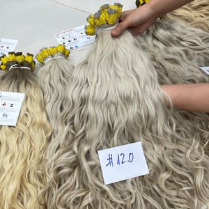 Tendance 2026 : Cheveux russes en vrac avec texture ondulée naturelle, toucher doux et aspect fluide, 100% cheveux humains - Product Image 1