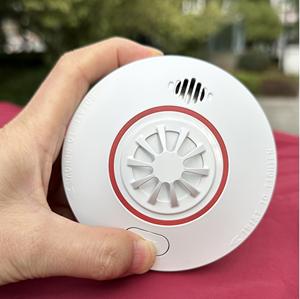 نظام إنذار حراري مستقل محمول مع بطارية ليثيوم تدوم 10 سنوات، هيكل من البلاستيك ABS، يعمل بجهد 3 فولت تيار مستمر، مع إنذار صوتي وضوئي للمنازل - Product Image 2