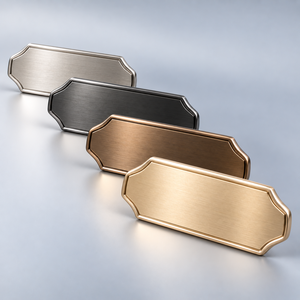 Blank Stainless Steel Nameplate Brushed <b>Metal</b> <b>Plate</b> for Engraving Machinery and Product Branding OEM ODM Service - Product Image 1