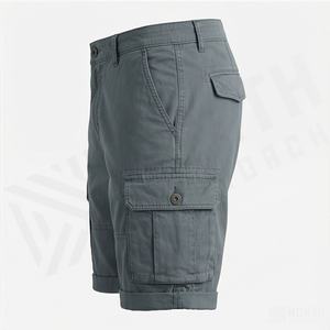 Pantalones Cortos Cargo Tácticos para Hombre, Estilo 2025, Algodón, Largos hasta Debajo de la Rodilla, 34 Pulgadas, Multibolsillos, Verano, Ajuste Premium OEM - Product Image 3
