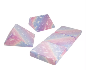 Sofá Plegable para Bebés, Tapete de Juego de Esponja Suave con Diseño de Flores, Muebles Infantiles para Niños de 3 Años en Adelante - Product Image 3