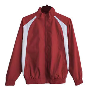 Panel Design Tracksuit <b>Men</b> Blue <b>White</b> Two Piece Set, Custom Logo Windbreaker <b>Jacket</b>, Side Stripe Joggers, OEM Manufacturer - Product Image 5