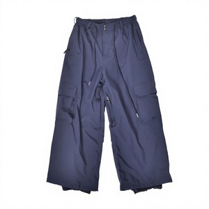 Pantalon de ski unisexe OEM pour adultes, grande taille, chauffant, imperméable, respirant, 100 % polyester, coupe ample et oversize - Product Image 1