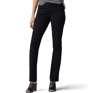 Pantalones Vaqueros Casuales Rectos y Ligeros para Mujer, Hechos a Medida, 100% Algodón, para Uso en Exteriores, de Secado Rápido, con Logotipo y Diseño Personalizados - Product Image 1