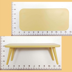 1/12 Scale Dollhouse Coffee <b>Table</b>-Simple Stylish Design with DIY Finish - Product Image 6