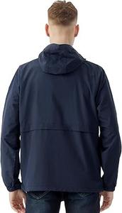 Nueva Chaqueta Cortavientos con Capucha Reflectante de Lona para Hombre, con Logotipo Personalizado, Estilo Urbano, con Bolsillo para Actividades al Aire Libre - Product Image 4