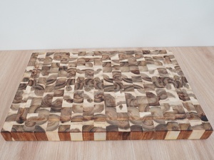 Cuisine carrée de boucher de qualité supérieure Planches de cuisson de classe de luxe écologiques naturelles Planche à découper en bois d'acacia - Product Image 4