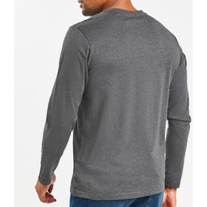 Camisetas Negras Personalizadas para Hombre, Manga Corta, Cuello Redondo, 100% Algodón, Tejido Worsted, Logotipo Frontal, Estilo Formal, Corte Holgado, Anti-Pilling, Verano - Product Image 4