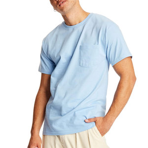 เสื้อยืดกีฬาผู้ชายสำหรับฤดูร้อน ลดราคาพิเศษ ผ้าฝ้าย 100% กระเป๋าหน้าผ้าแคนวาส แห้งเร็ว ระบายอากาศดี ไม่เป็นขุย คอกลม ทรงหลวม คุณภาพสูง - Product Image 2