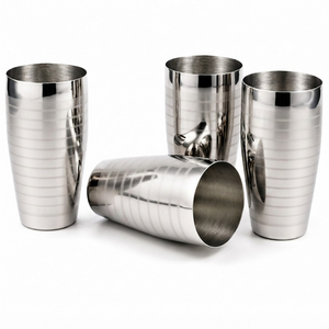 Verres à boire en acier inoxydable de qualité alimentaire, polis miroir, incassables, écologiques, résistants à la rouille, gobelets en acier pour l'eau - Product Image 6