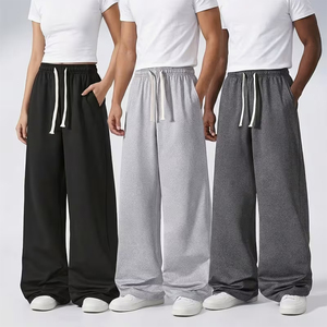 Men Winter <b>Lightweight</b> Elastic Waist Comfortable <b>Jogger</b> Pants Breathable Casual Baggy Gym Wide Leg <b>Joggers</b> - Product Image 4