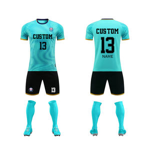 Camiseta de Fútbol Personalizada con Logotipo del Club 2025, Manga Corta, Ligera, Transpirable, de Poliéster que Absorbe la Humedad, Pantalones Cortos Deportivos de Alta Calidad - Product Image 3