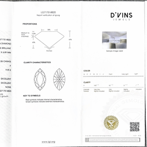 เพชร D'vins Jewels พร้อมส่ง CVD เพชรเม็ดเดี่ยว 10.13 กะรัต ทรงมาร์คีส์ D VVS2 เพชรเลี้ยงในห้องปฏิบัติการ เจียระไนแบบแฟนซีไลท์ สำหรับทำเครื่องประดับ - Product Image 6