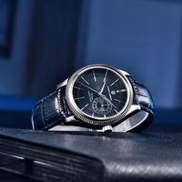 Montre Pagani Design PD-1689 pour homme, mouvement à quartz, bracelet en cuir premium, étanche, date automatique, montre de ville.