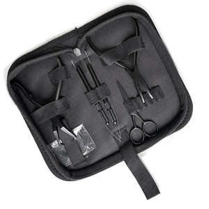 Kit de alicates para extensiones de cabello, juego completo de herramientas profesionales para aplicación y extracción de extensiones de cabello con microanillos y bucles. - Product Image 2