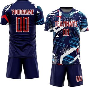 Maillots de football et de football américain de la nouvelle saison avec logo personnalisé, 100% polyester, options de couleur personnalisées pour l'équipe, vêtements de sport de haute qualité - Product Image 5