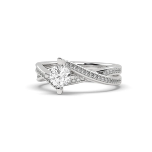 AJRETAIL Women's 14KT Gold 0.788g Lab Grown for Certified Luxury Engagement <b>Ring</b> - Product Image 2