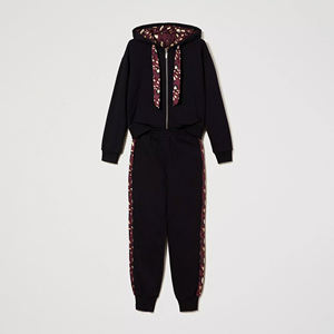 Conjuntos Deportivos Casuales de 2 Piezas al por Mayor para Mujer, Tallas Grandes, Trajes Deportivos con Decoración de Botones, Sudaderas y Pantalones Deportivos - Product Image 6