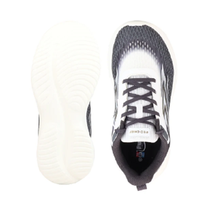 Baskets basses blanches et grises pour hommes, à lacets, respirantes, pour la course, avec semelle amortie - Product Image 4