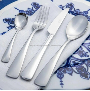 Cuillère à dîner classique en acier inoxydable indien fabriquée à la main pour café et thé Prix bas sur une cuillère à mesurer de formes standard - Product Image 1