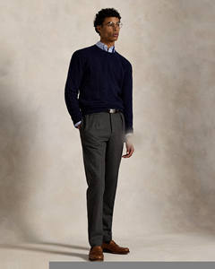 Pull-over tricoté respirant 100 % coton pour homme, tendance, doublure en laine chaude pour l'hiver, personnalisable, streetwear, mode décontractée - Product Image 3