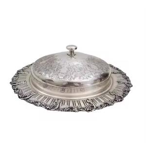 Mantequillera metálica con tapa para la mesa del desayuno, contenedor para mantequilla para la cocina o mesa de comedor. - Product Image 1