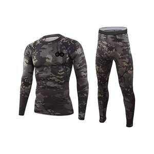 Ensemble de sous-vêtements thermiques respirants sur mesure pour la gym et le fitness, best-seller pour hommes - Product Image 1