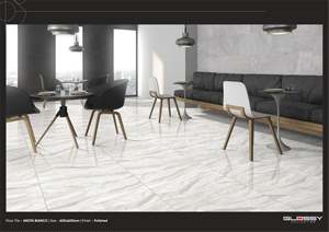 Baldosas de Porcelana de Lujo con Efecto Mármol Beige GVT PGVT, 600x600mm 60x60cm, Superficie de Alto Brillo, 8.5mm de Espesor, Residenciales - Product Image 6