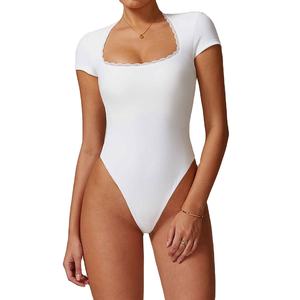 ชุดบอดี้สูทแบบเต็มตัวรัดรูปทรงสกินนี่ คอเหลี่ยม ระบายอากาศได้ดี น้ำหนักเบา สำหรับผู้หญิง ขายส่ง - Product Image 2