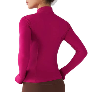Chaqueta Deportiva para Mujer de Primera Calidad, Color Personalizado, Cuello Alto, Cierre Completo, Diseño Moderno 2026, Chaqueta de Yoga para Mujer - Product Image 6