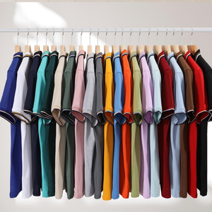 Men's <b>White</b> Short Sleeve <b>Polo</b> Shirt 100% Cotton Fabric Breathable Casual Style Solid Color Regular Fit - Product Image 3