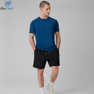 Wholesale Mens Solid Plus Size Fitness Tank Top Shorts Set Lightweight Quick Dry Sleeveless Front Gym Sportswear Training - Product Image 1