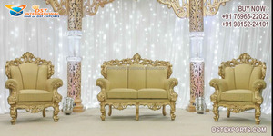 Maharaja – ensemble de canapés de luxe pour événements de mariage, ensemble de chaises de scène de mariage asiatique, canapé de créateur pour événements de mariage - Product Image 2