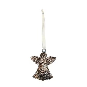 Christmas Hanging Metal <b>Star</b> Ornament Blue Glitter Decoration <b>for</b> <b>Tree</b> Home Party Holiday Decor Gift Piece Hanging Pendant - Product Image 2