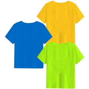 Camiseta lisa de 160 gramos al por mayor, ajustada, 60/40 algodón poliéster, India, precio económico - Product Image 1