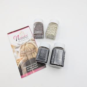 Pince à micro-perles professionnelles en acier inoxydable pour extensions de cheveux 3mm/4mm/5mm, 1000 perles par boîte, logo personnalisé - Product Image 4