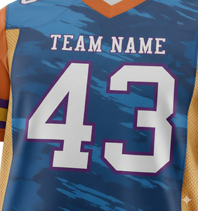 OEM/ODM Classic Breathable Training American Football Jersey Men Wholesale Custom Logo Letter Heat-Transfer Printing 100% - Product Image 5