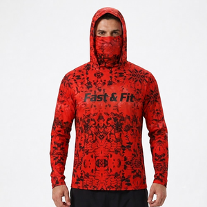 Camisetas de Pesca para Hombre con Protección Solar, Diseño Sublimado en Tela 100% Poliéster, Manga Larga y Capucha - Product Image 5