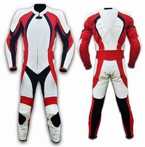 Traje de Motocicleta de Cuero, Spandex/Poliéster, Estampado, Transpirable, Equipo de Carreras, Traje de Motociclismo Protector y Duradero para Unisex - Product Image 2
