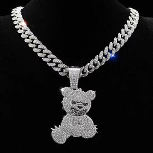 Collier à maillons glacés en argent 925 plaqué or pour homme, avec pendentif personnalisé en moissanite VVS, bijoux de luxe hip-hop, cadeau tendance et affirmé - Product Image 2