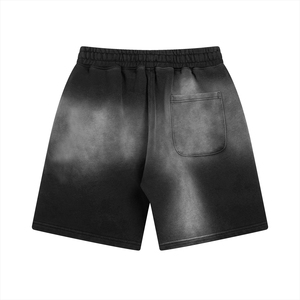 Shorts Homme Personnalisés en Coton Éponge Tricoté Respirant Écologique avec Cordon de Serrage Central, Style Urbain Uni, 120g, OEM ODM, Logo Avant - Product Image 6