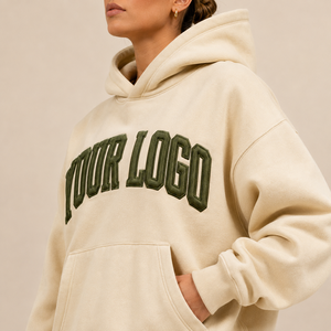 Ensemble de survêtement baggy deux pièces avec logo brodé personnalisé, pantalon de jogging à jambe large avec revers, en molleton brossé, fournisseur en gros - Product Image 6